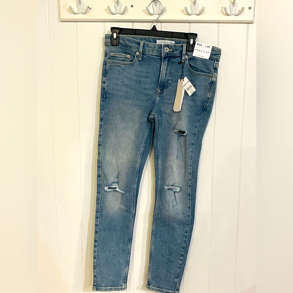 Topman Stonewash Jeans. 30 Waist